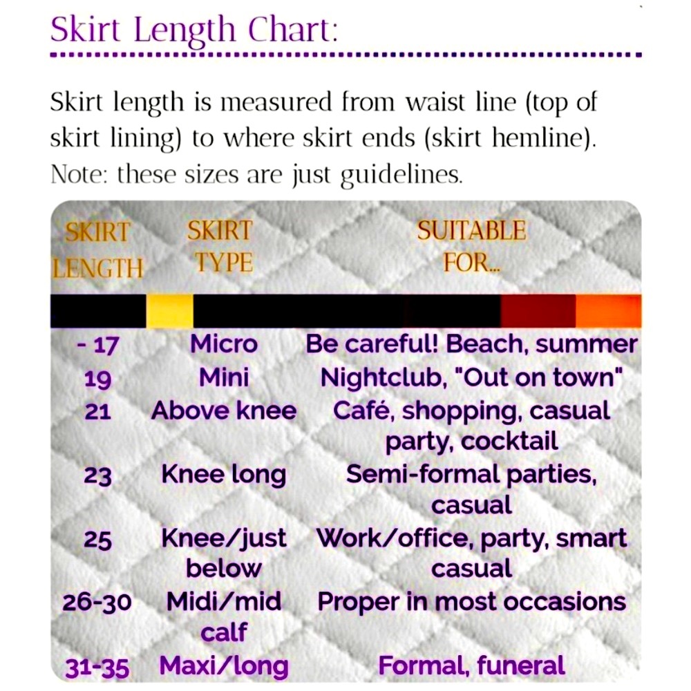 👗DRESSES/SKIRTS Size Chart - Picture 5 of 8
